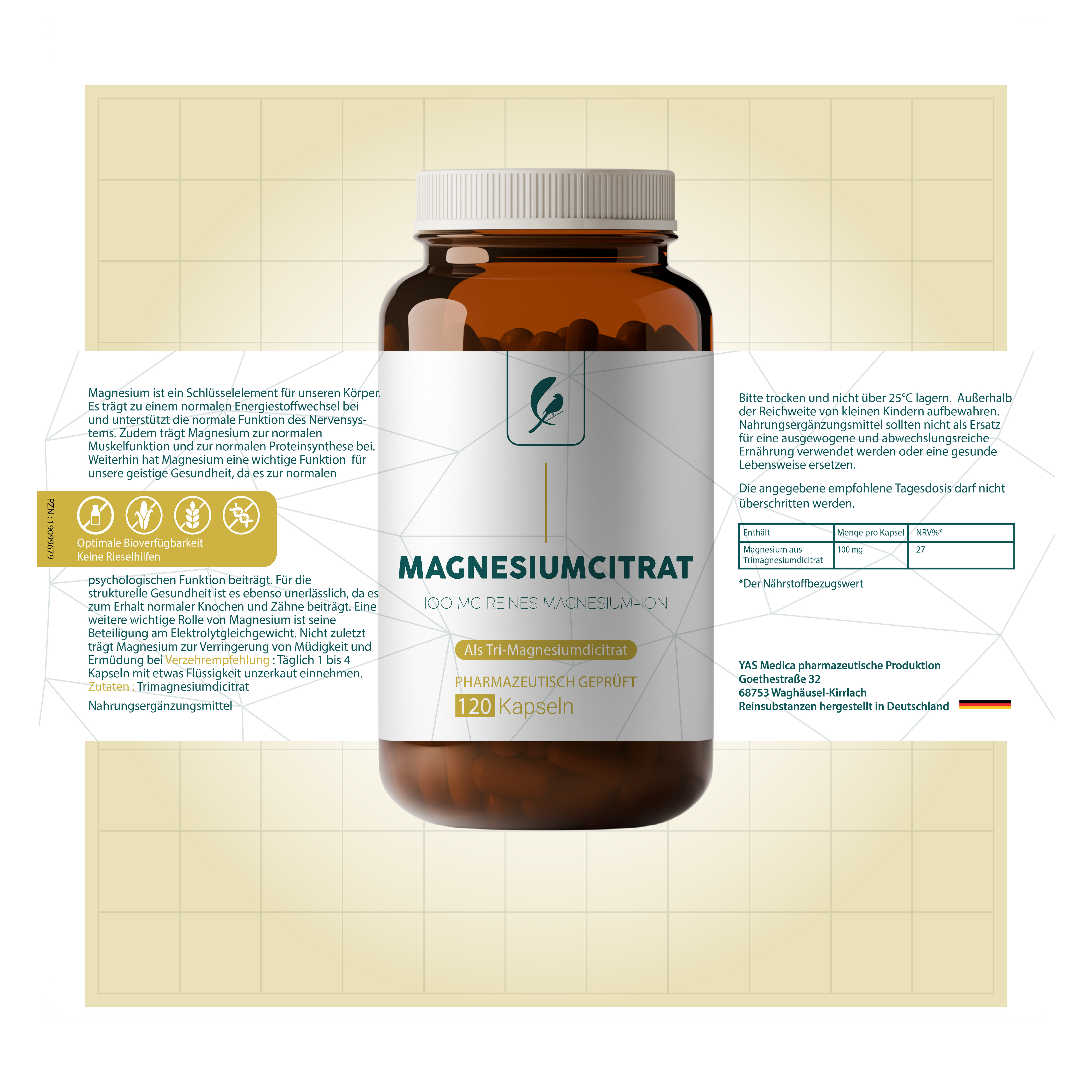 Magnesiumcitrat Kapseln