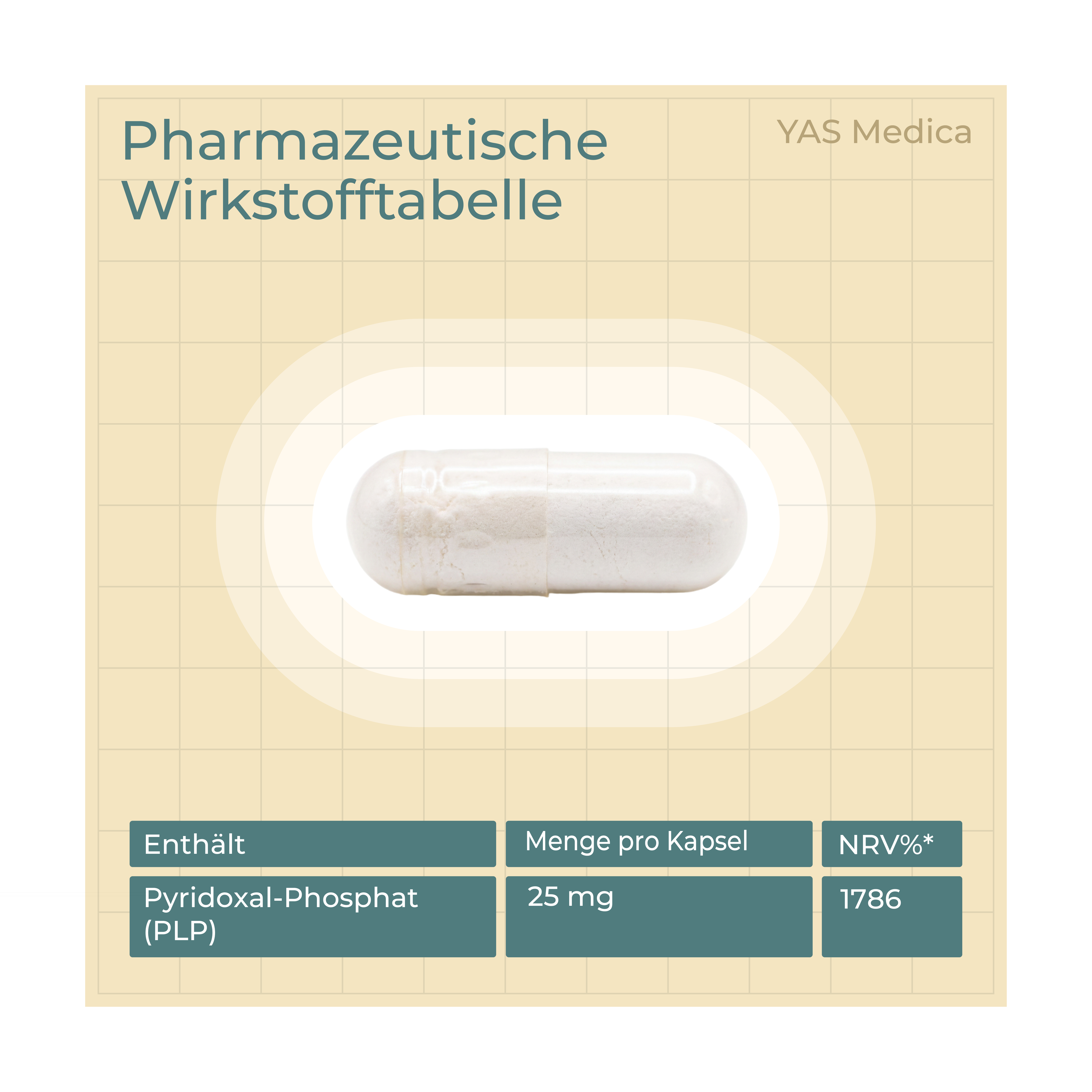 Vitamin B6 25mg - Hochdosiert und Bioaktiv
