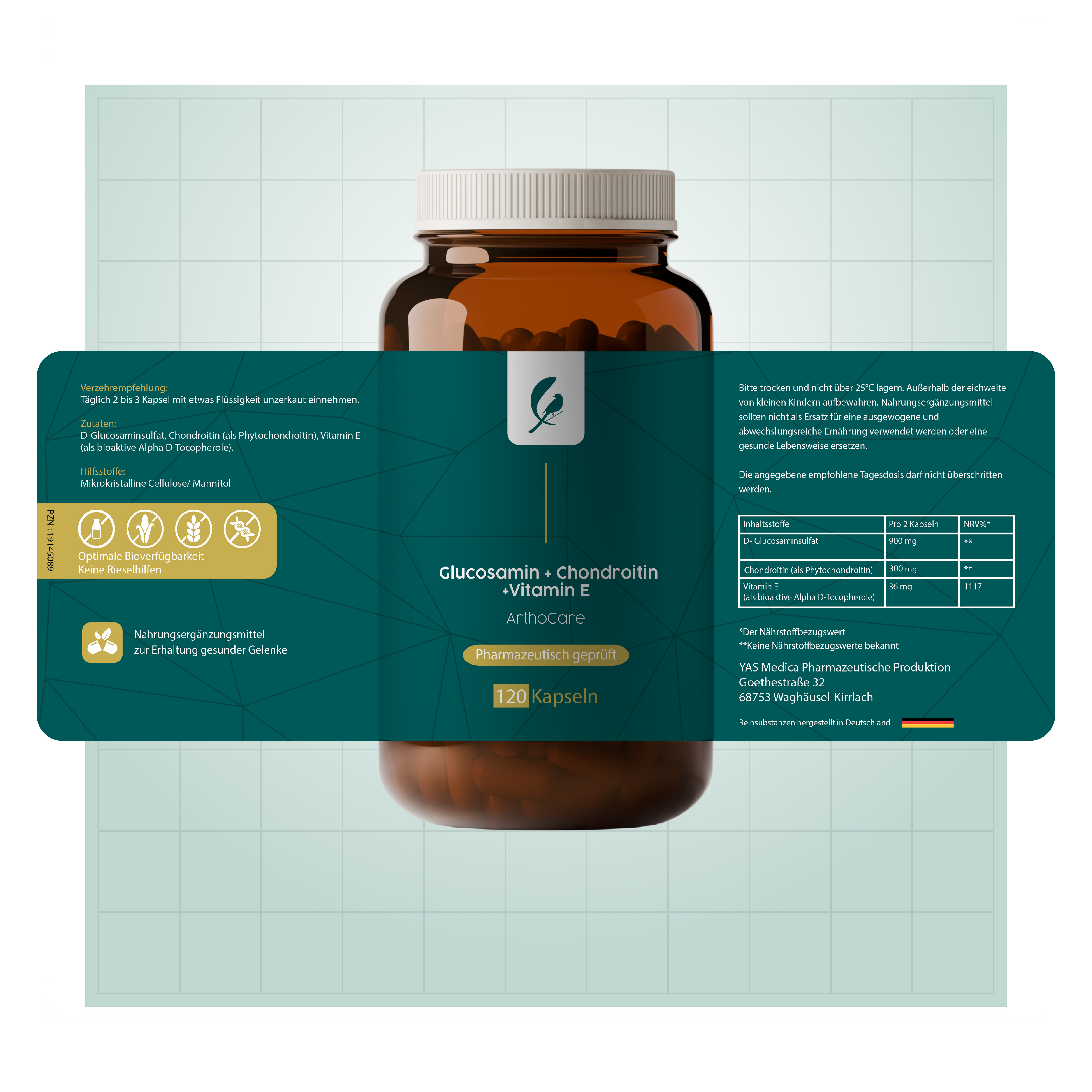 Glucosamin + Chondroitin + Vitamin E - ArthroCare