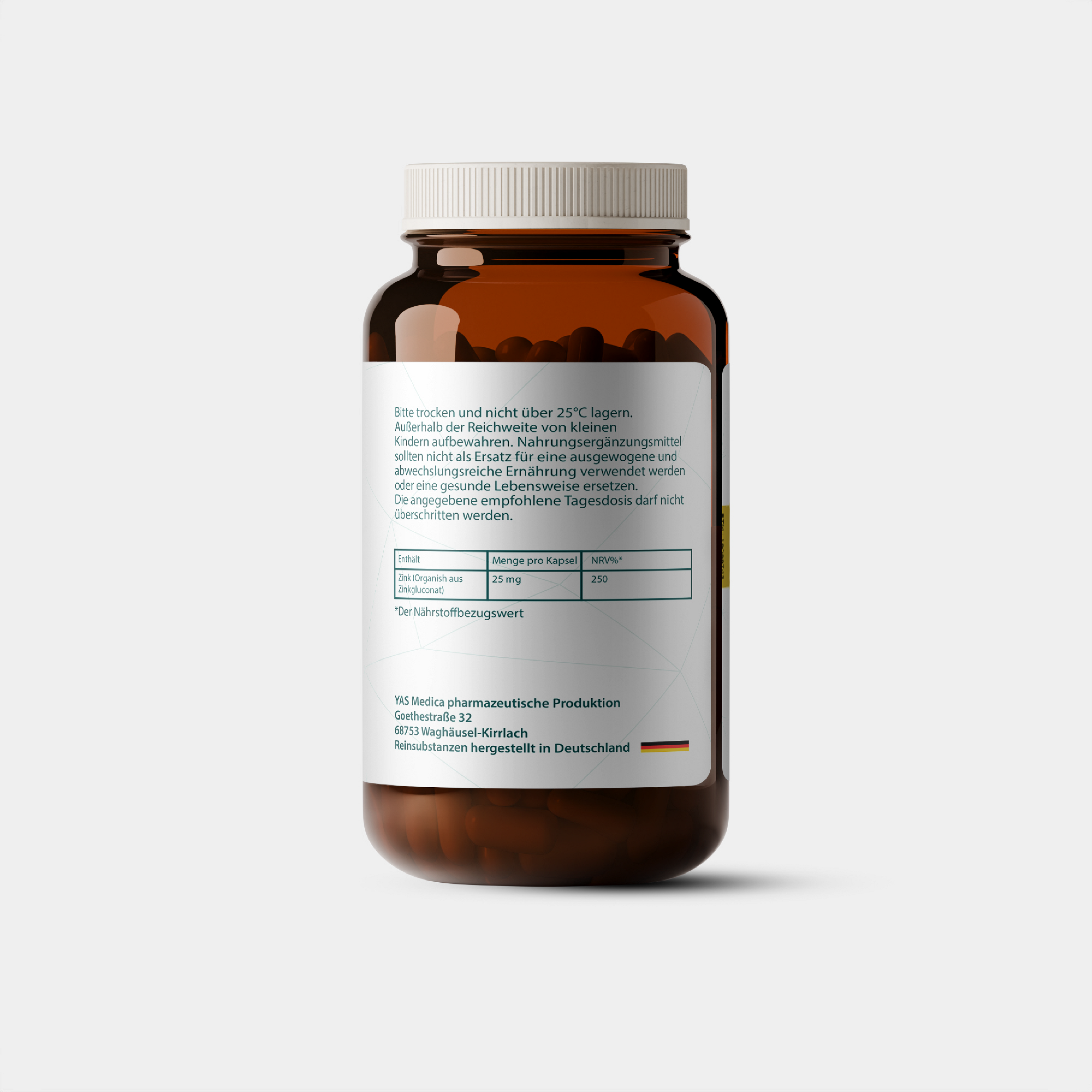 Zink Forte 25mg mit Zinkgluconat